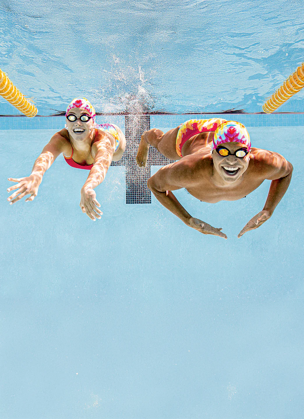 Sporti Celestial Silicone Swim Cap - Image 4