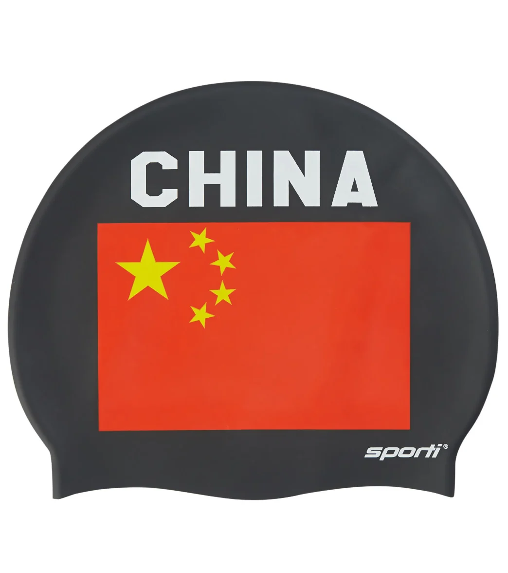 Sporti China Silicone Swim Cap - Image 2