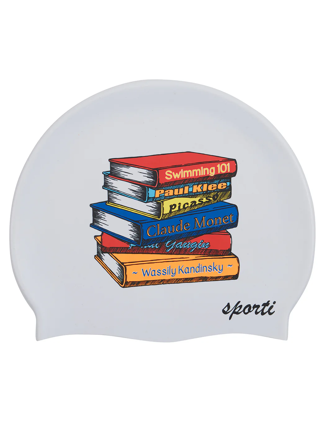 Sporti Chromatic Stacks Silicone Swim Cap - Image 3