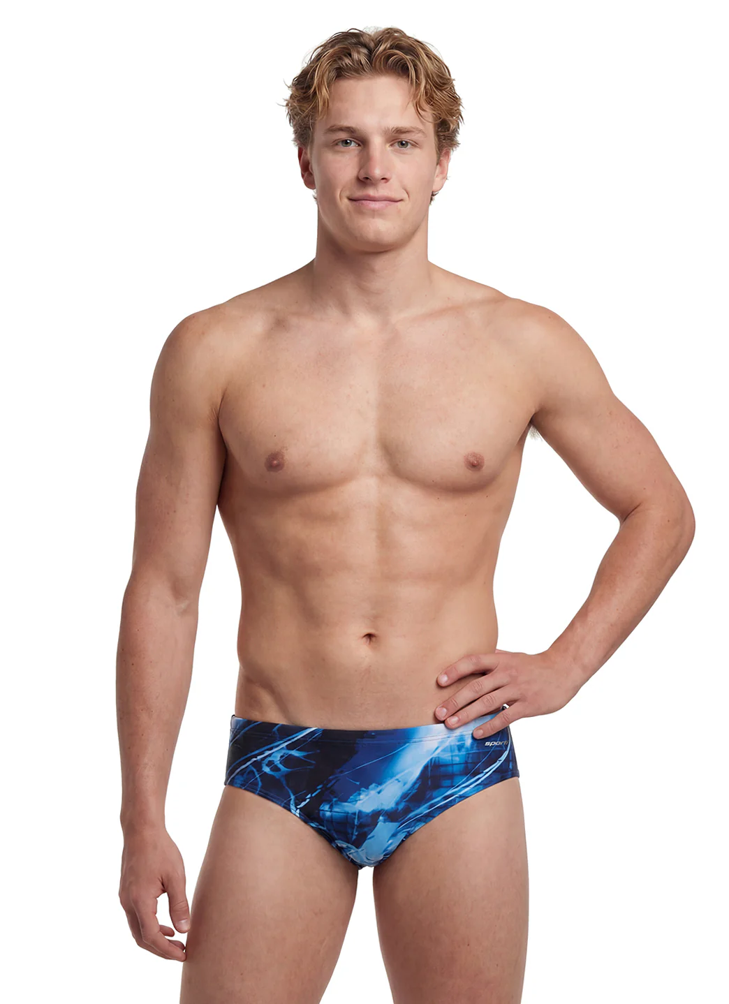 Sporti Cyberwave Brief Swimsuit (22-40) - Image 11
