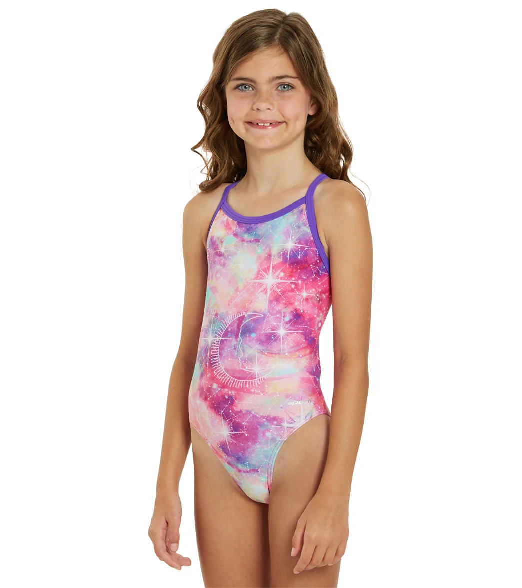 Sporti Galaxy Thin Strap One Piece Swimsuit Youth (22-28) - Image 4