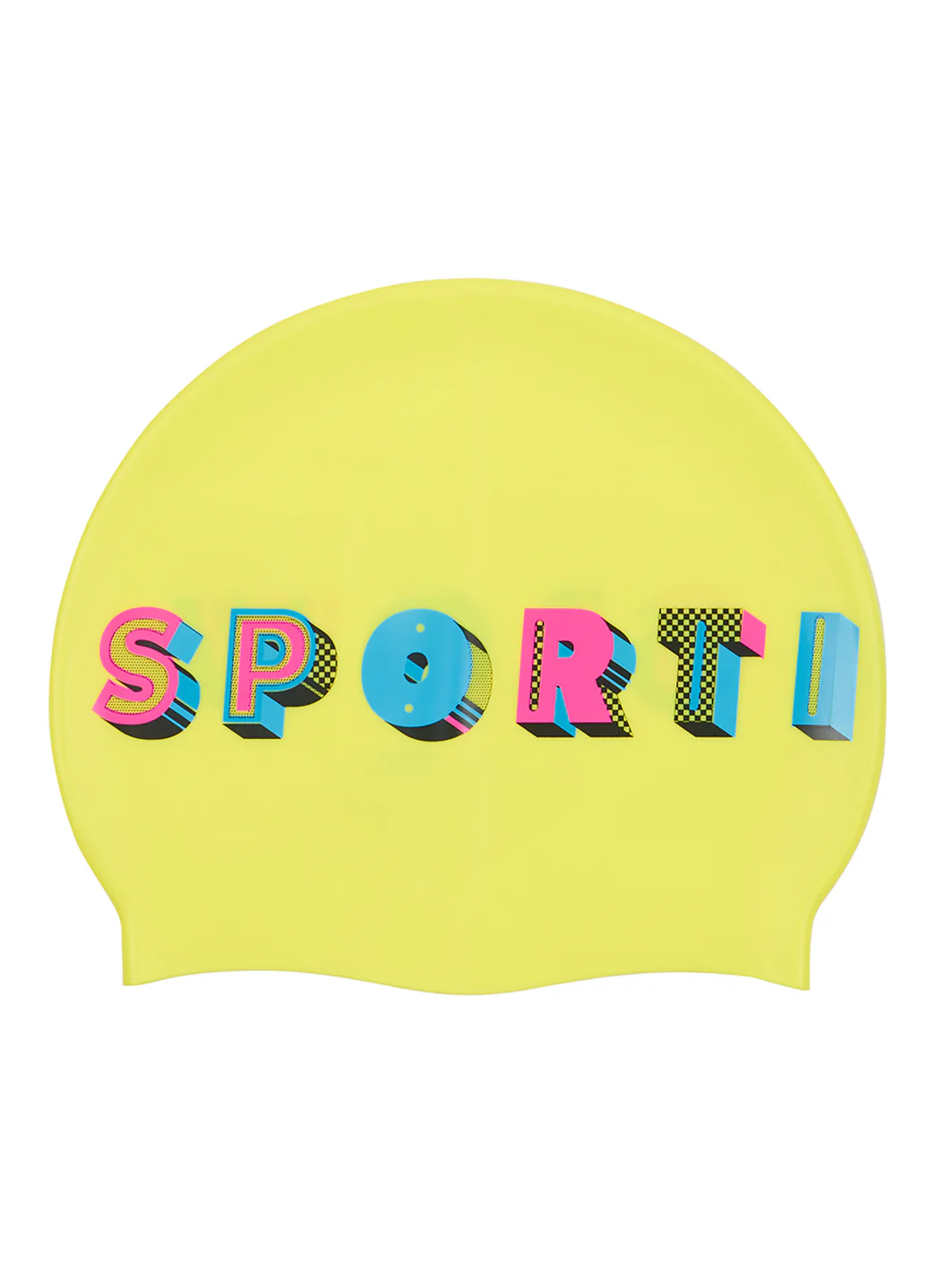 Sporti Glow Up Silicone Swim Cap - Image 4