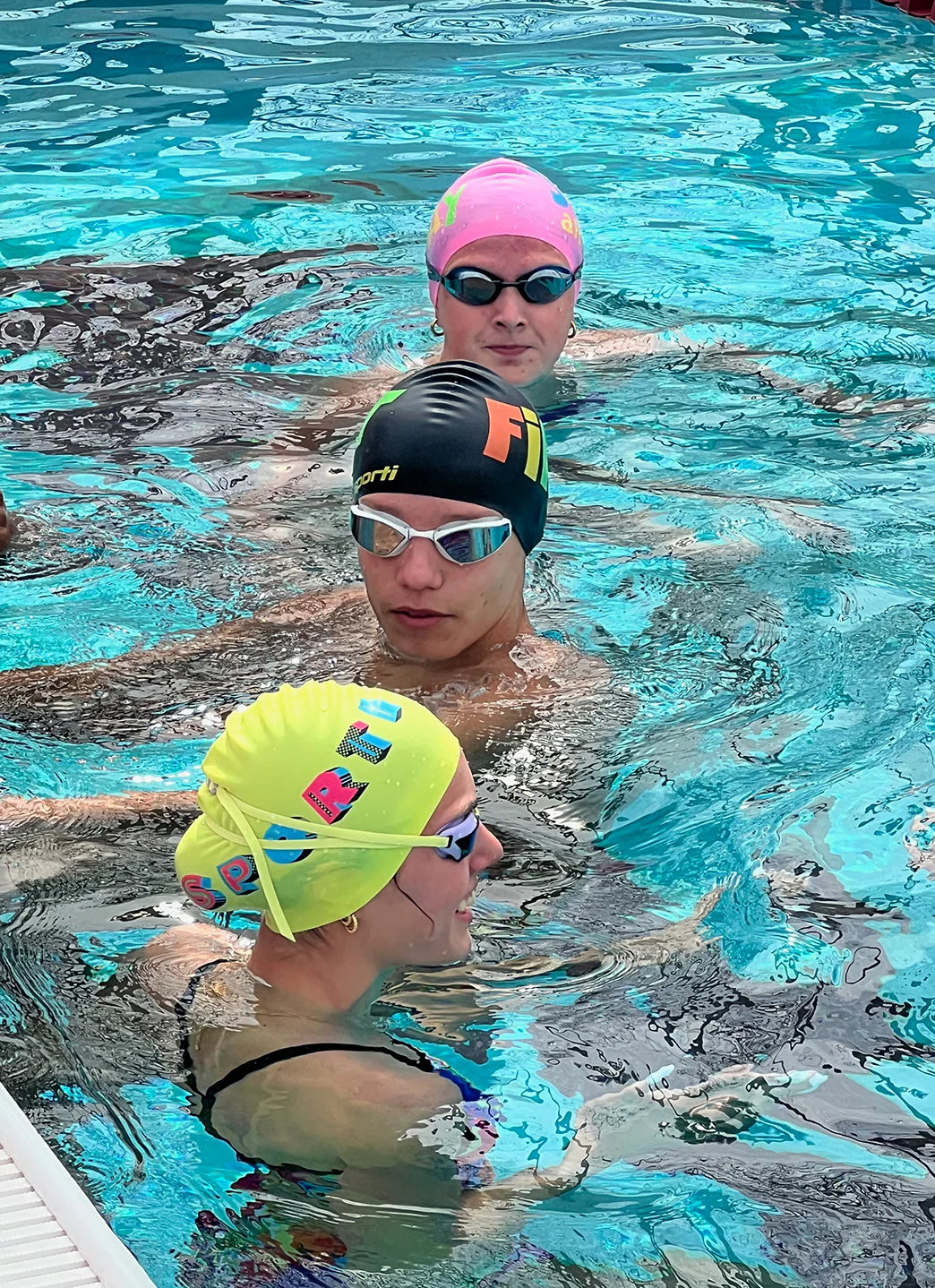 Sporti Glow Up Silicone Swim Cap - Image 6