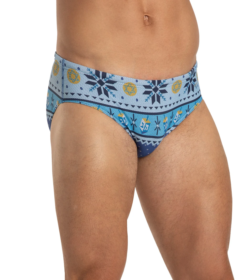 Sporti Granny Sweater Dreidel Brief Swimsuit - Image 6
