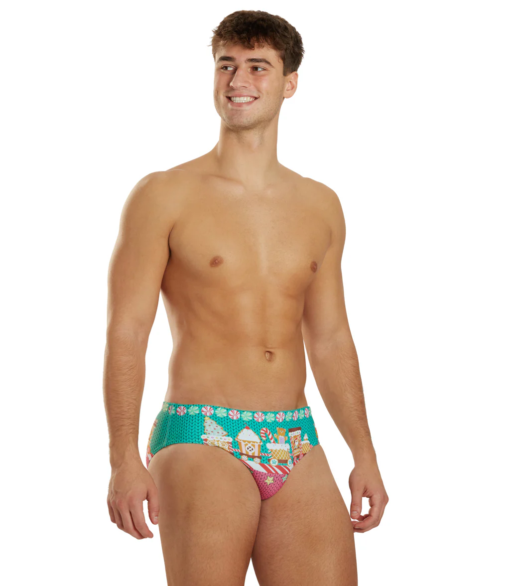 Sporti Granny Sweater Gingerbread Brief Swimsuit (26-40) - Image 5