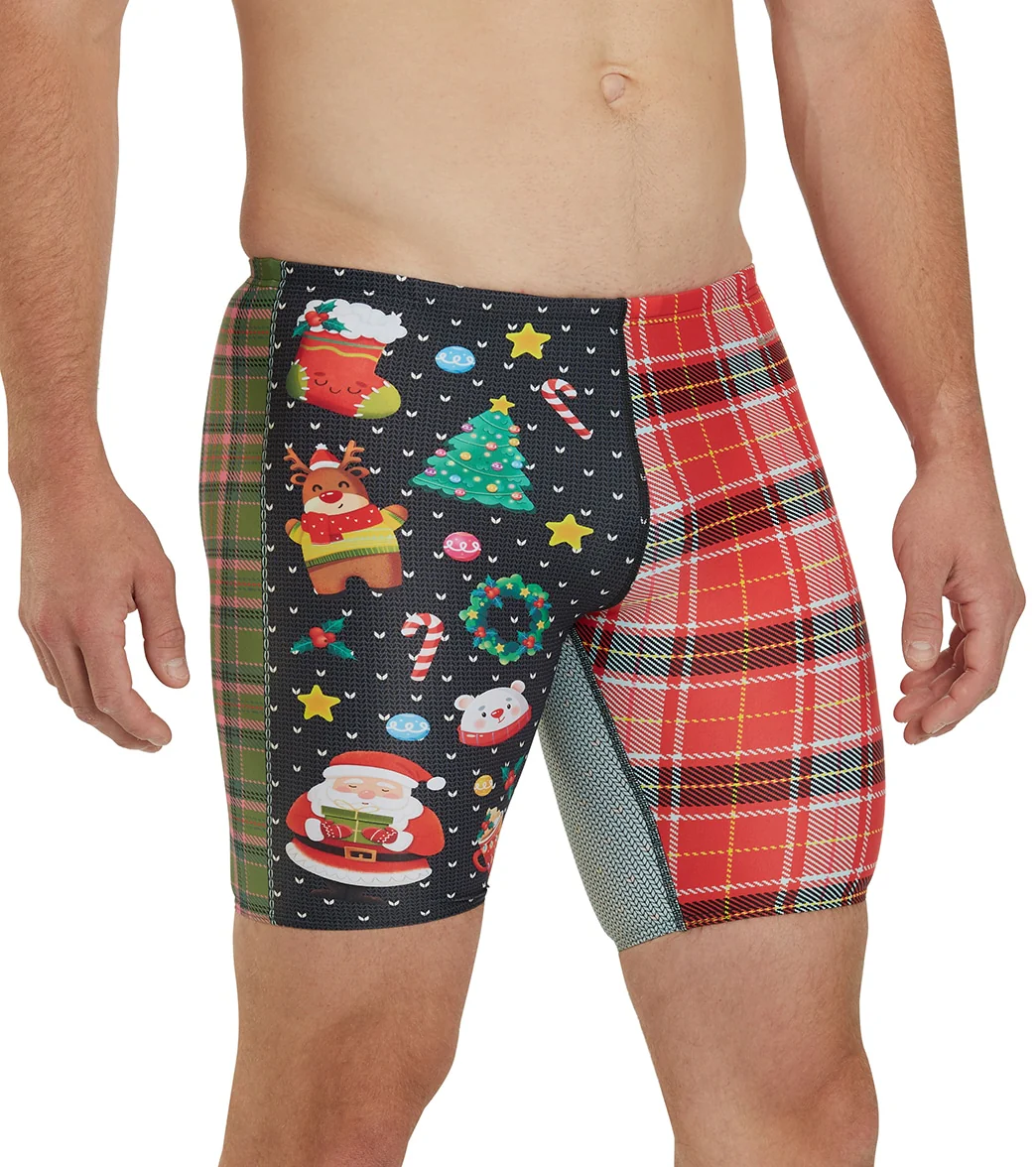 Sporti Granny Sweater Holiday Tartan Jammer Swimsuit - Image 11