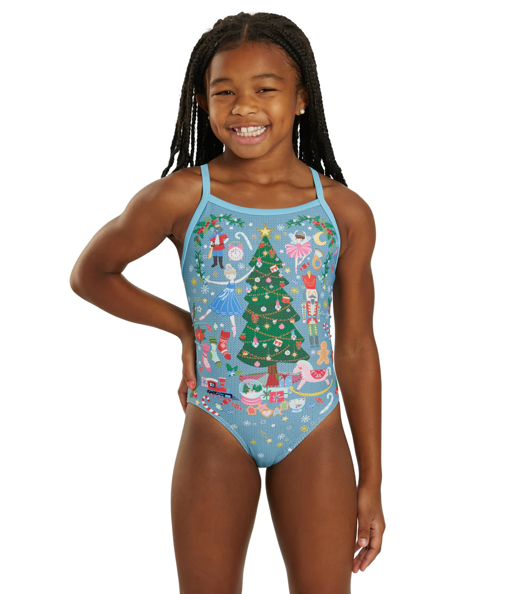Sporti Granny Sweater Nutcracker Thin Strap One Piece Swimsuit (22-44) - Image 12
