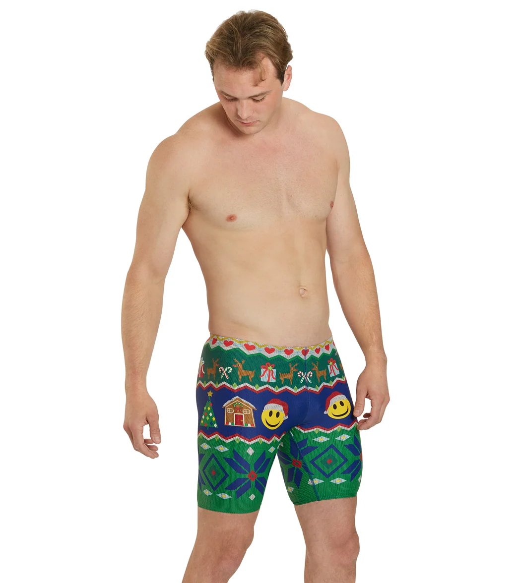 Sporti Granny Sweater Smiley Reindeer Jammer Swimsuit - Image 8