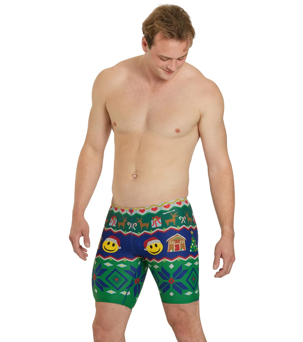 Sporti Granny Sweater Smiley Reindeer Jammer Swimsuit - Image 9