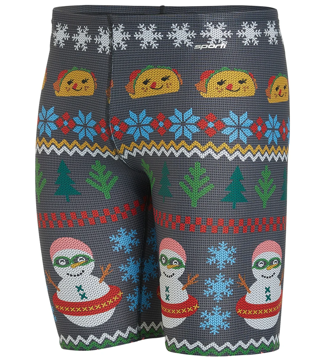 Sporti Granny Sweater Snowman Tacos Jammer Swimsuit - Image 6