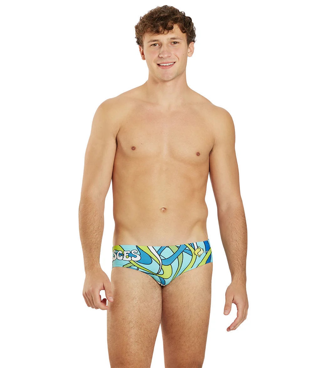Sporti Groovy Zodiac Pisces Brief Swimsuit (26-40) - Image 3