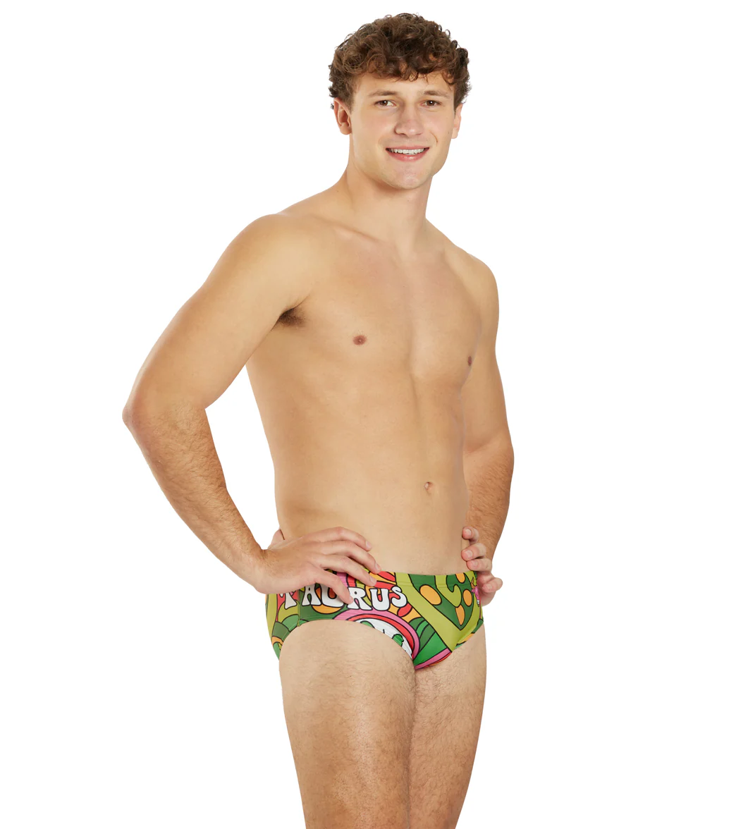Sporti Groovy Zodiac Taurus Brief Swimsuit (26-40) - Image 4