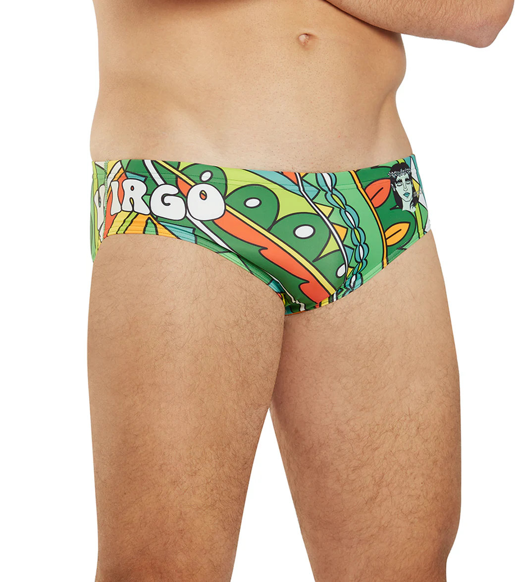 Sporti Groovy Zodiac Virgo Brief Swimsuit (26-40) - Image 7