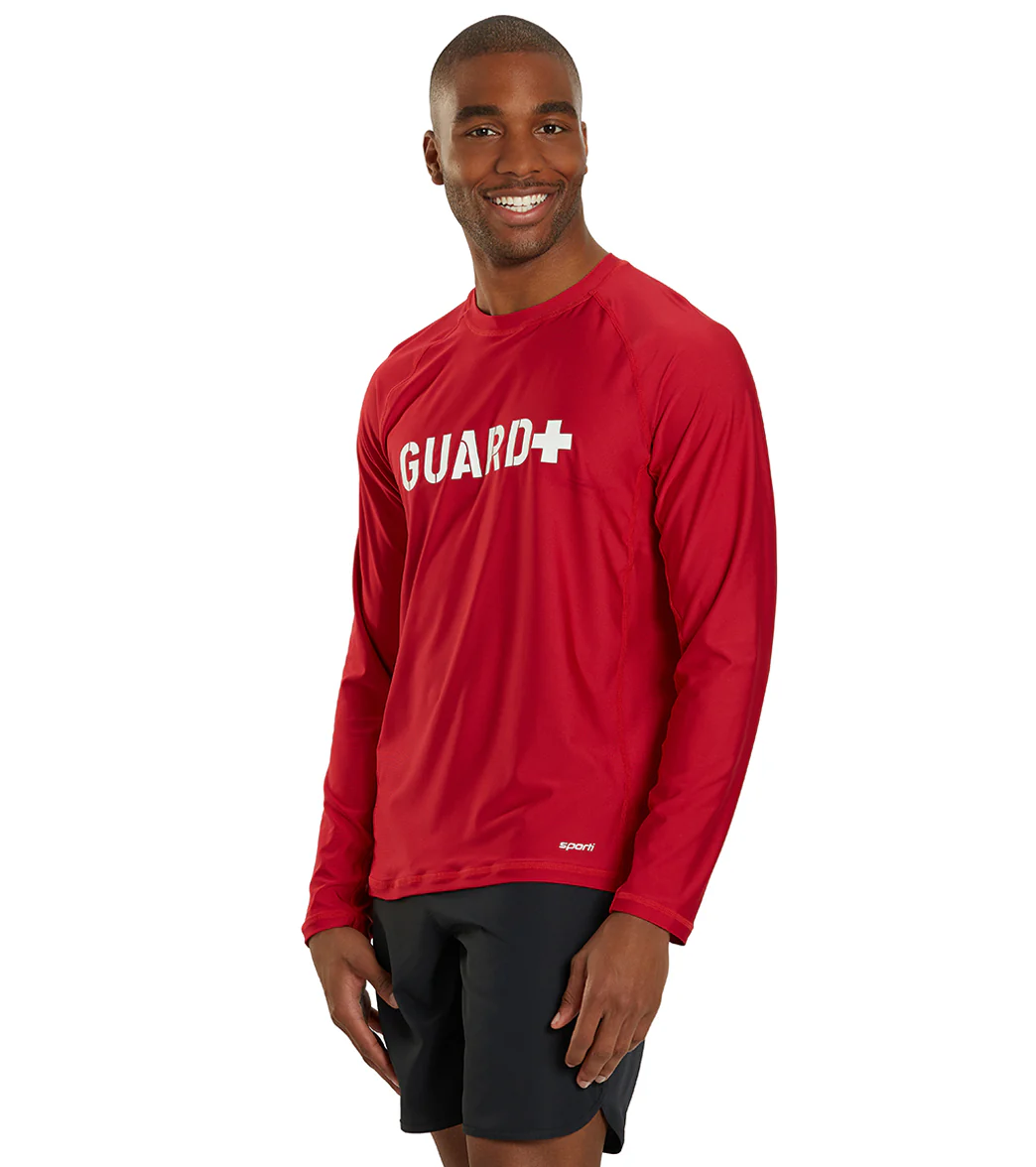 Sporti Guard Men's L/S UPF 50+ Comfort Fit II Rash Guard - Image 6