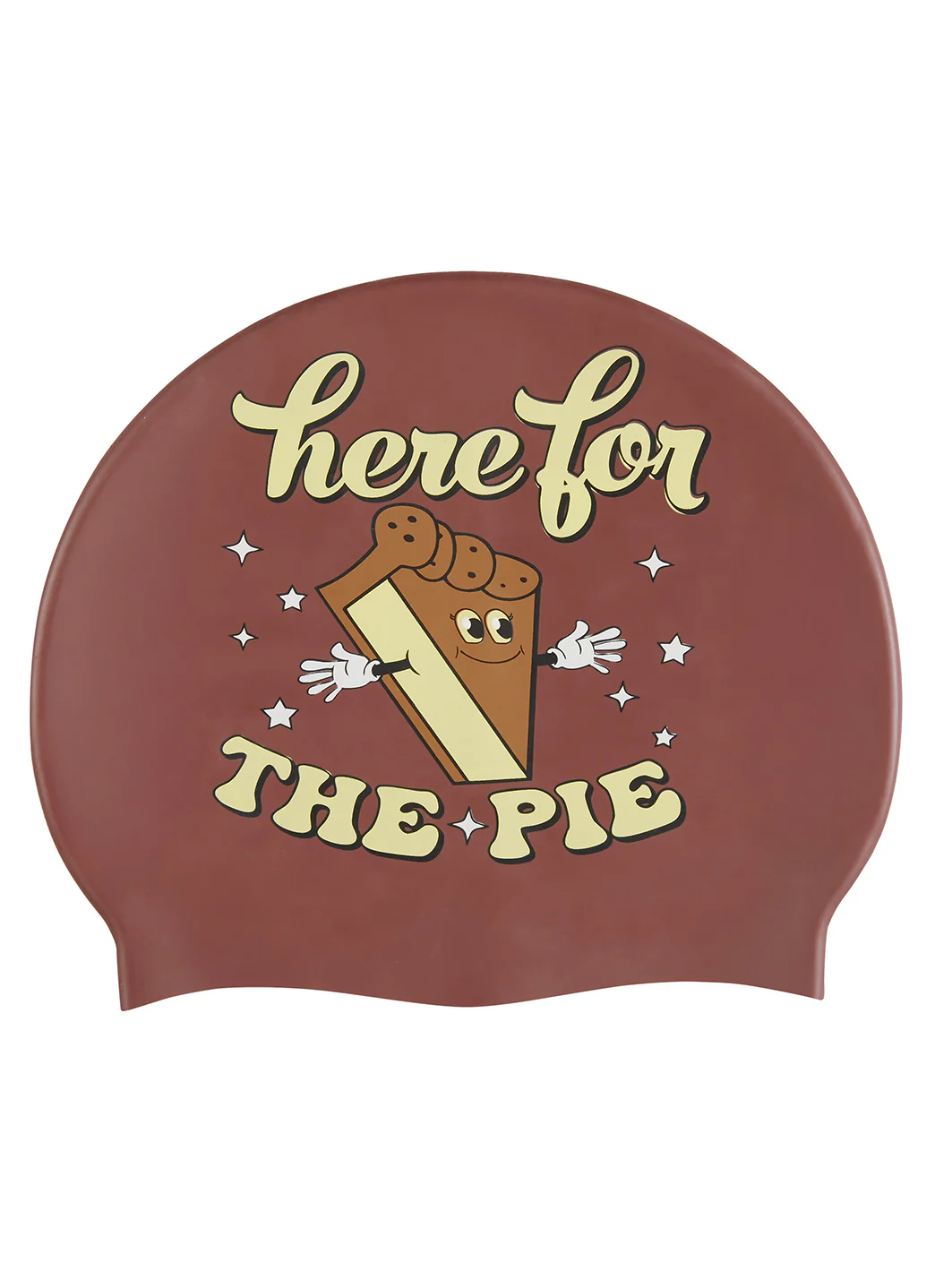 Sporti Here For the Pie Silicone Swim Cap - Image 4
