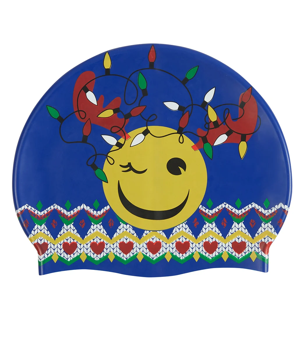 Sporti Holiday Sleighin' It Silicone Swim Cap Jr. - Image 19