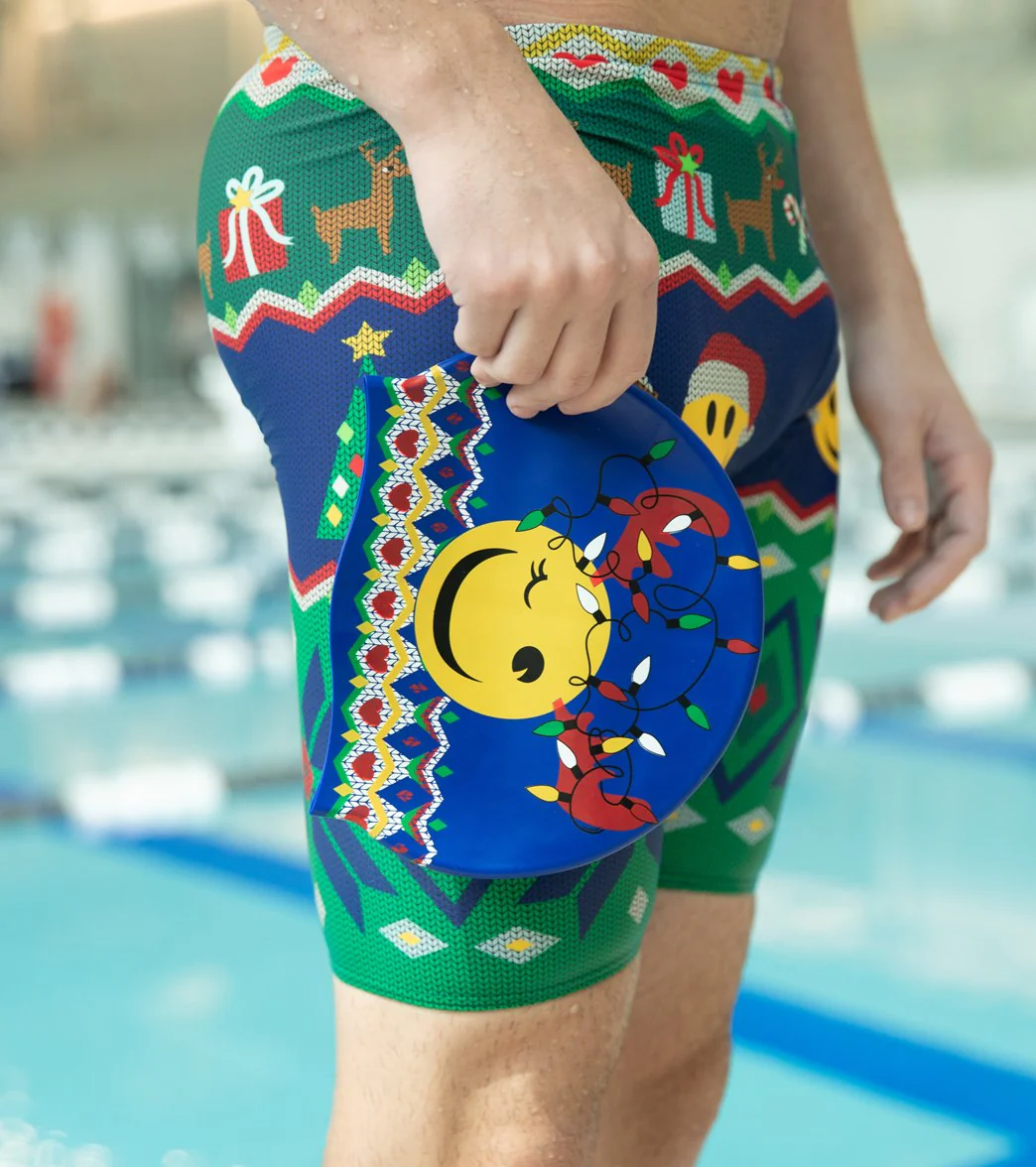 Sporti Holiday Sleighin' It Silicone Swim Cap Jr. - Image 5
