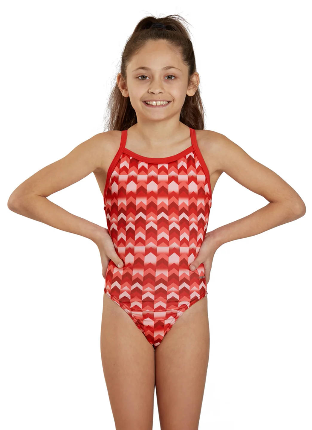 Sporti HydroLast Arrowhead Thin Strap One Piece Swimsuit (22-40) - Image 36