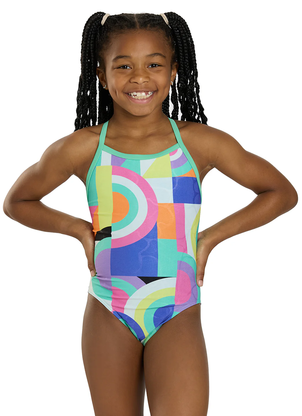 Sporti HydroLast Flashback Frenzy Thin Strap One Piece Swimsuit (22-40) - Image 10