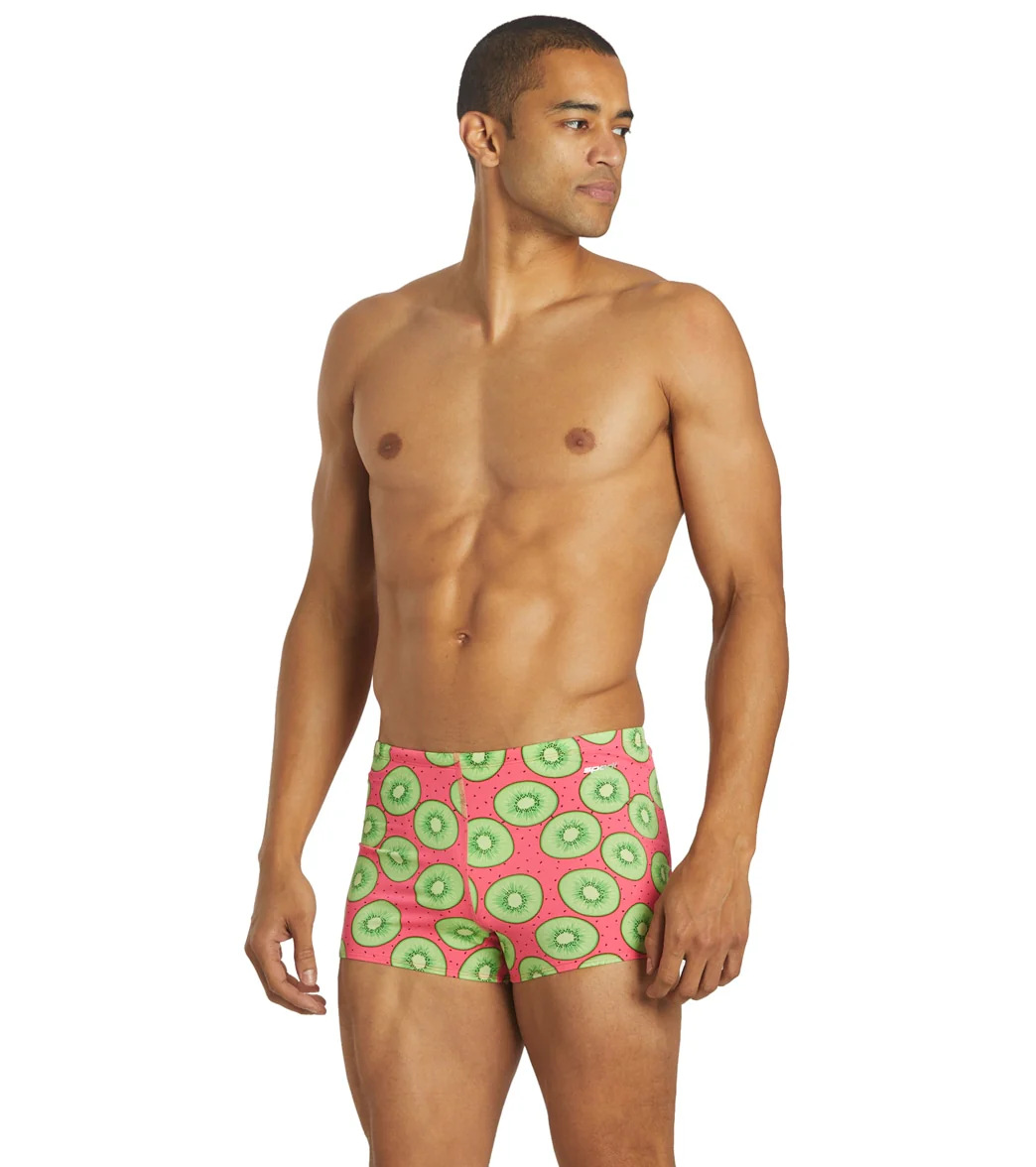 Sporti HydroLast Love Kiwi Square Leg Swimsuit - Image 12