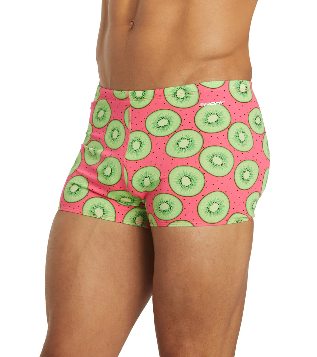 Sporti HydroLast Love Kiwi Square Leg Swimsuit - Image 8