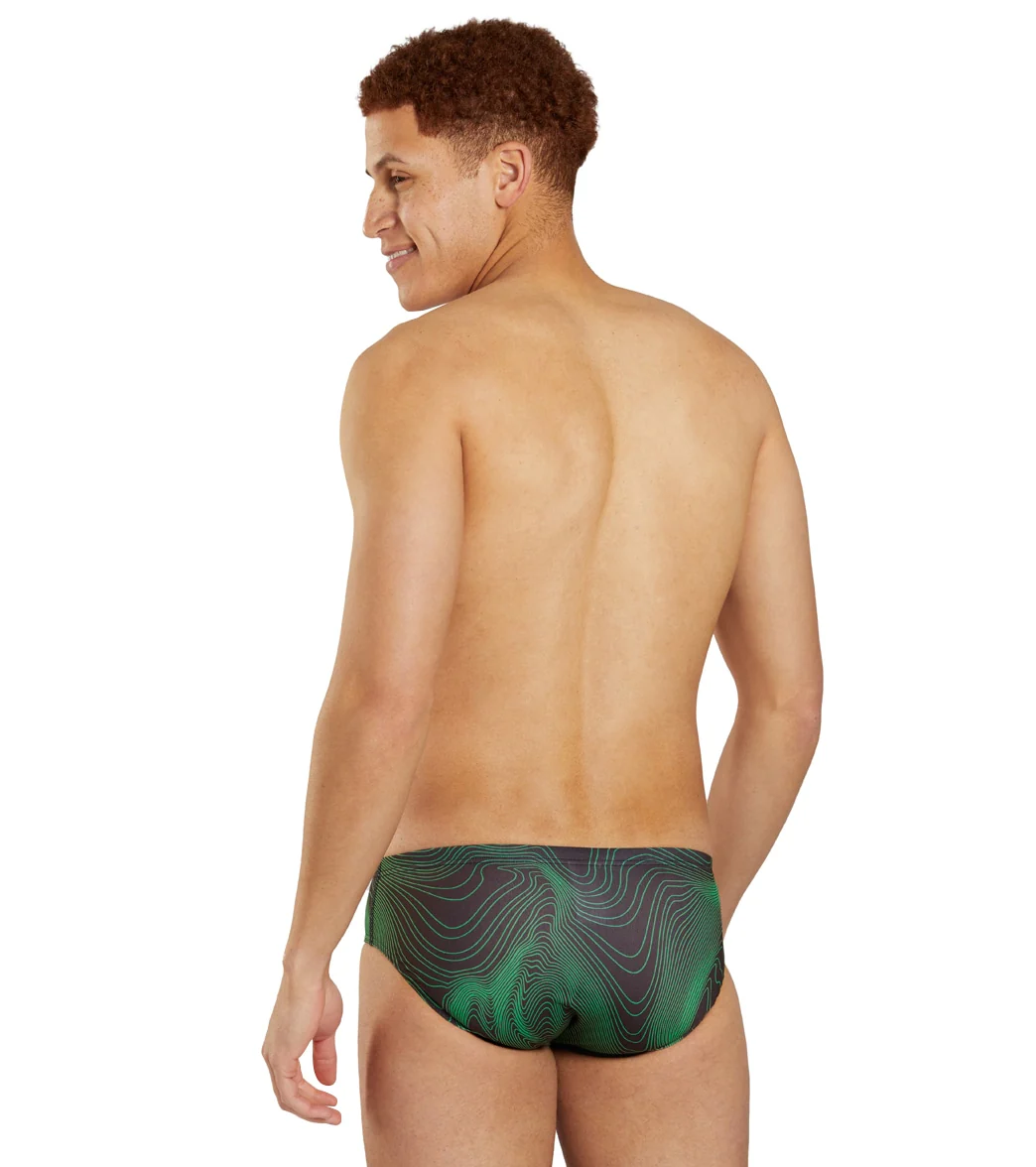 Sporti HydroLast Sonar Waves Brief Swimsuit (22-40) - Image 18