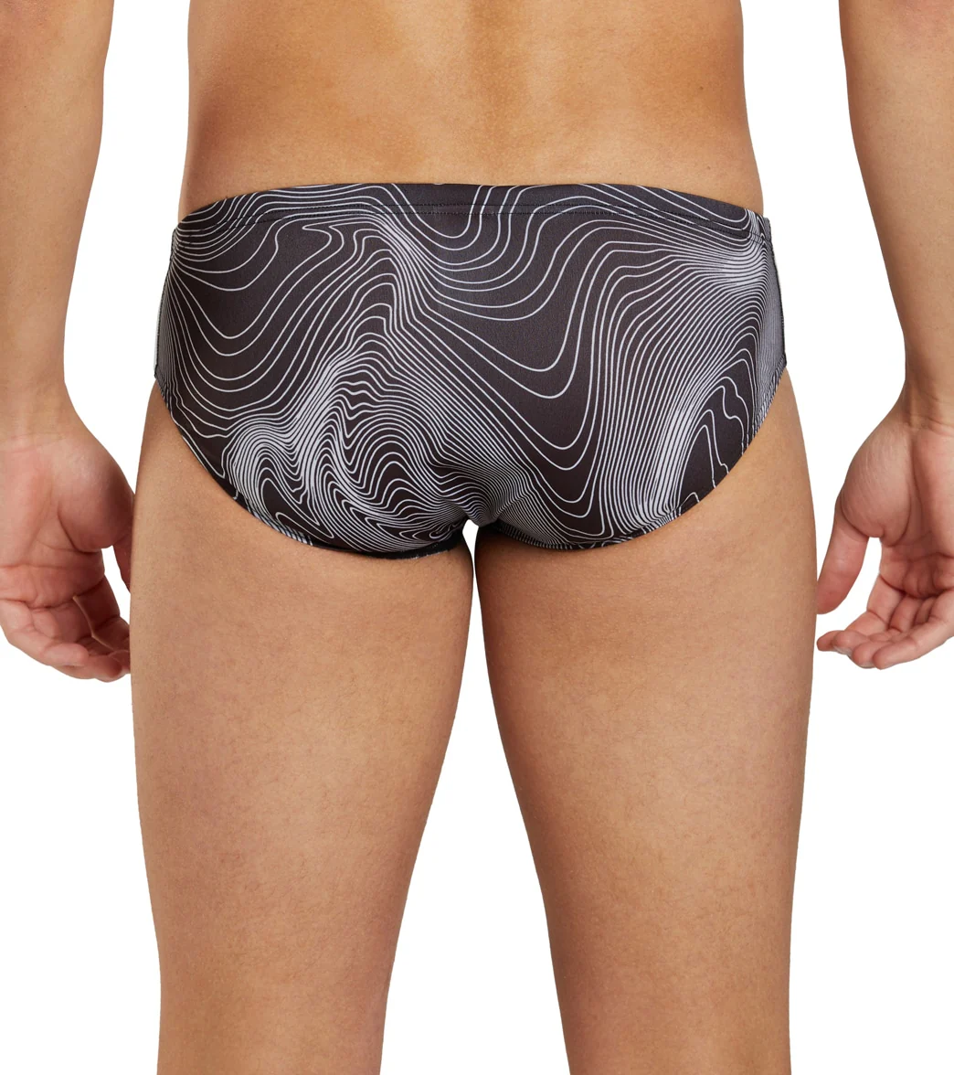 Sporti HydroLast Sonar Waves Brief Swimsuit (22-40) - Image 33