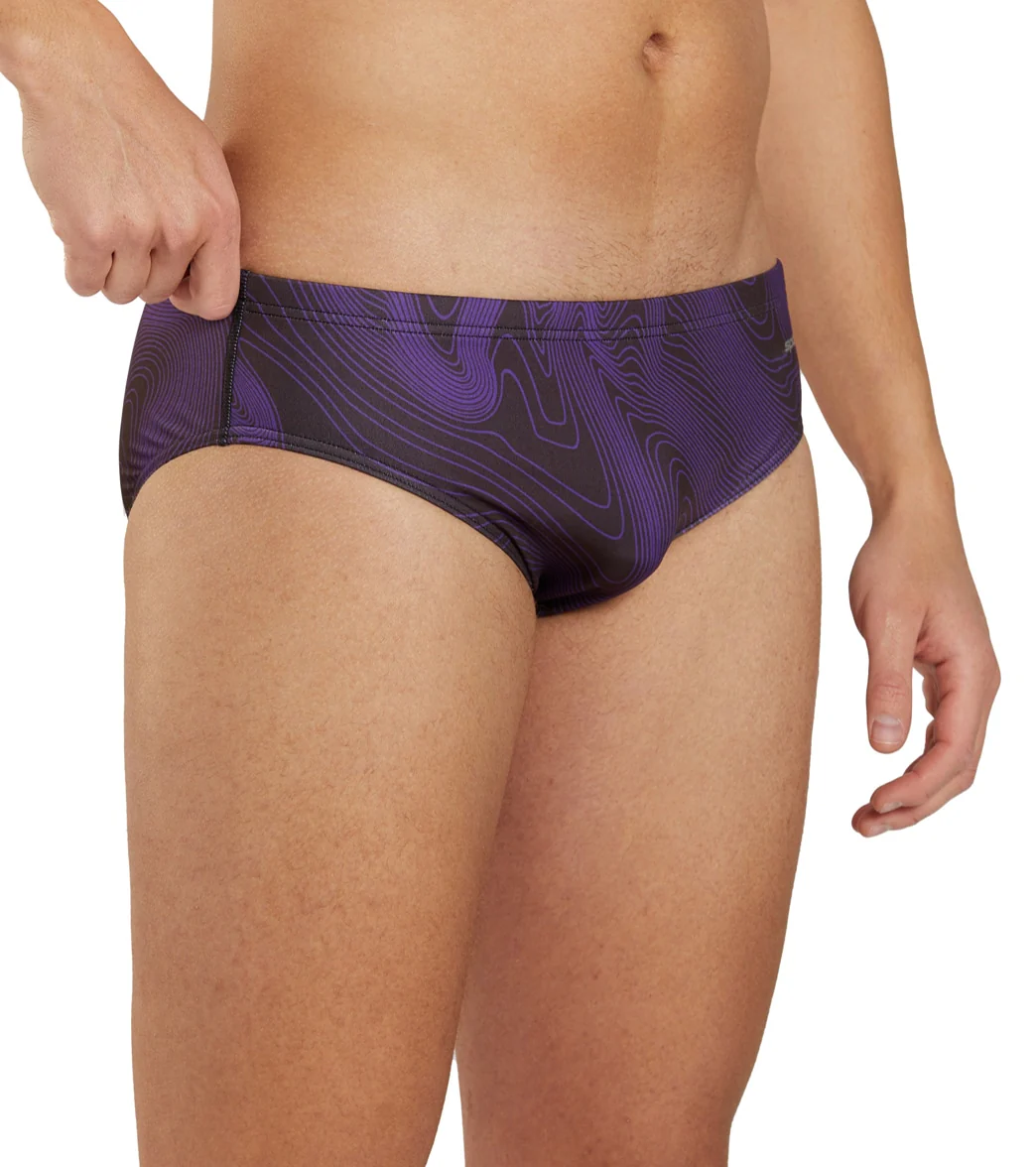 Sporti HydroLast Sonar Waves Brief Swimsuit (22-40) - Image 44