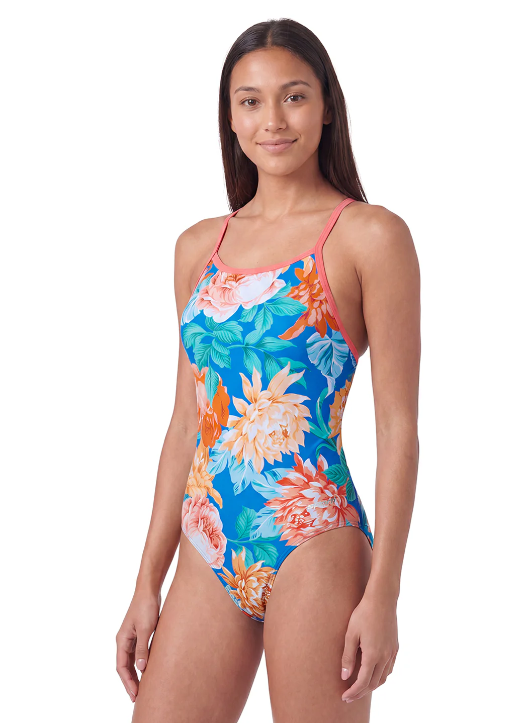 Sporti HydroLux Island Bouquet Thin Strap One Piece Swimsuit (22-44) - Image 5