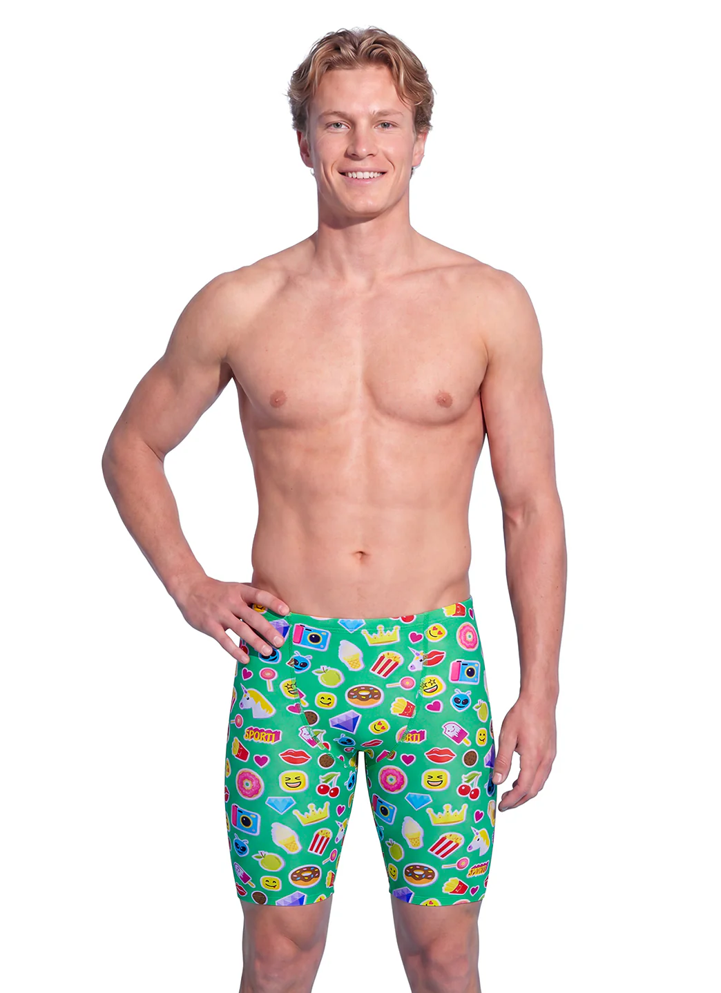 Sporti HydroLux Sticker Squad Jammer Swimsuit (22-44) - Image 3