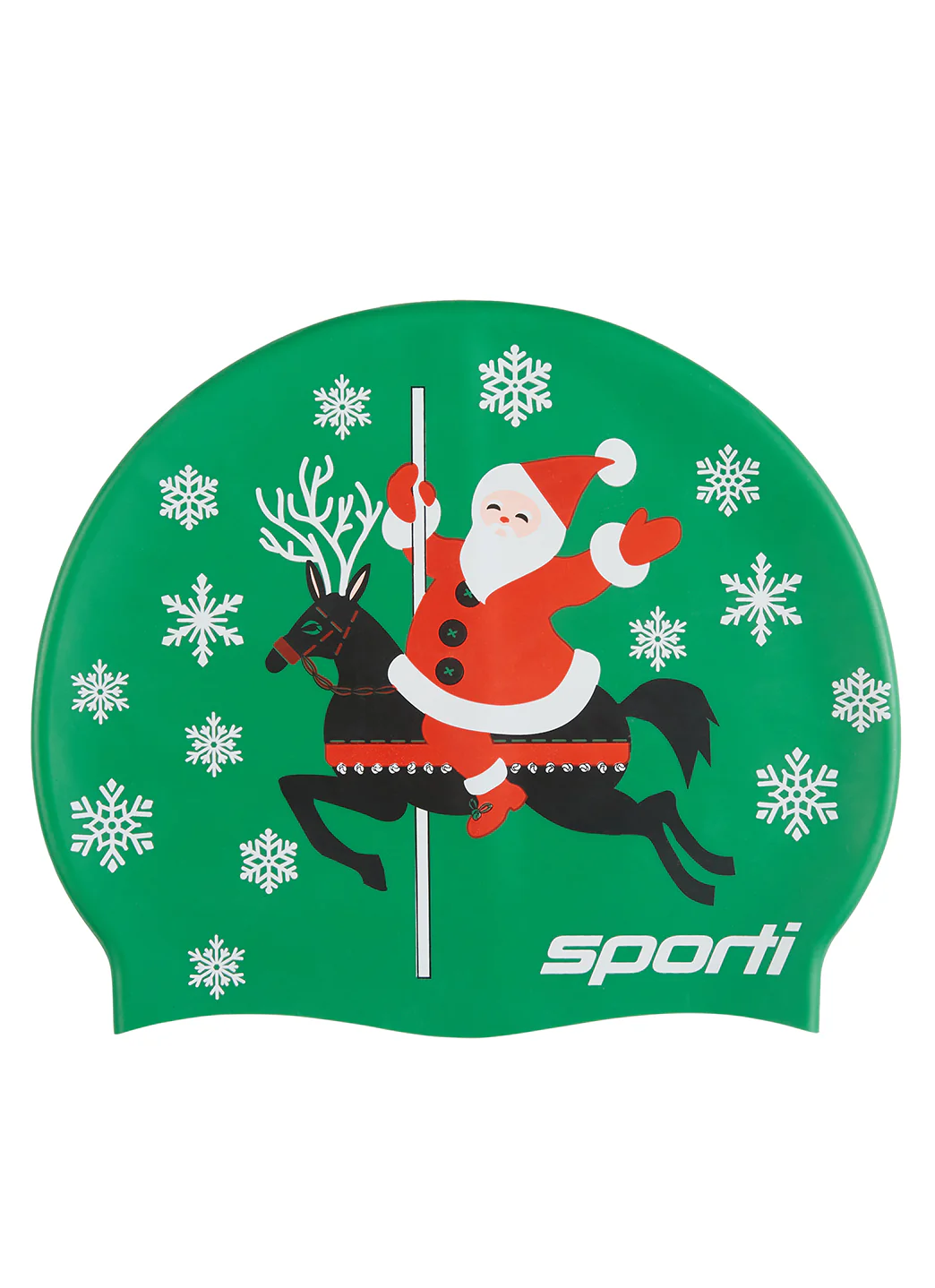 Sporti Jolly Go Round Silicone Swim Cap Jr - Image 3