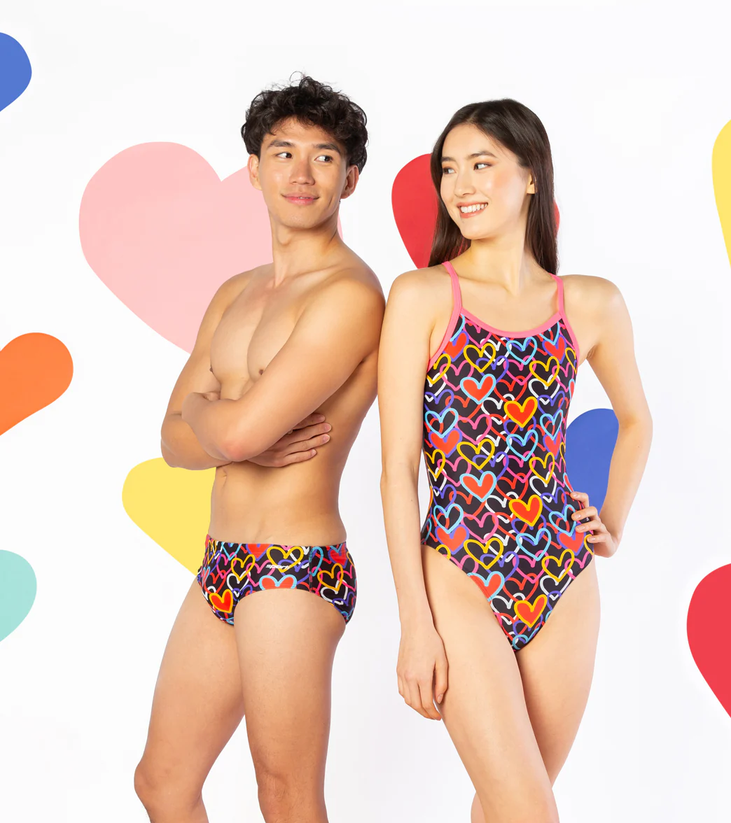 Sporti Limited Edition Be Mine Brief Swimsuit (26-40) - Image 14
