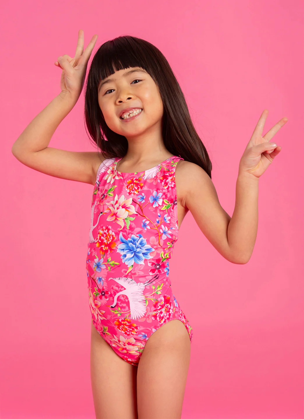 Sporti Limited Edition Crane Wide Strap One Piece Swimsuit (22-44) - Image 4