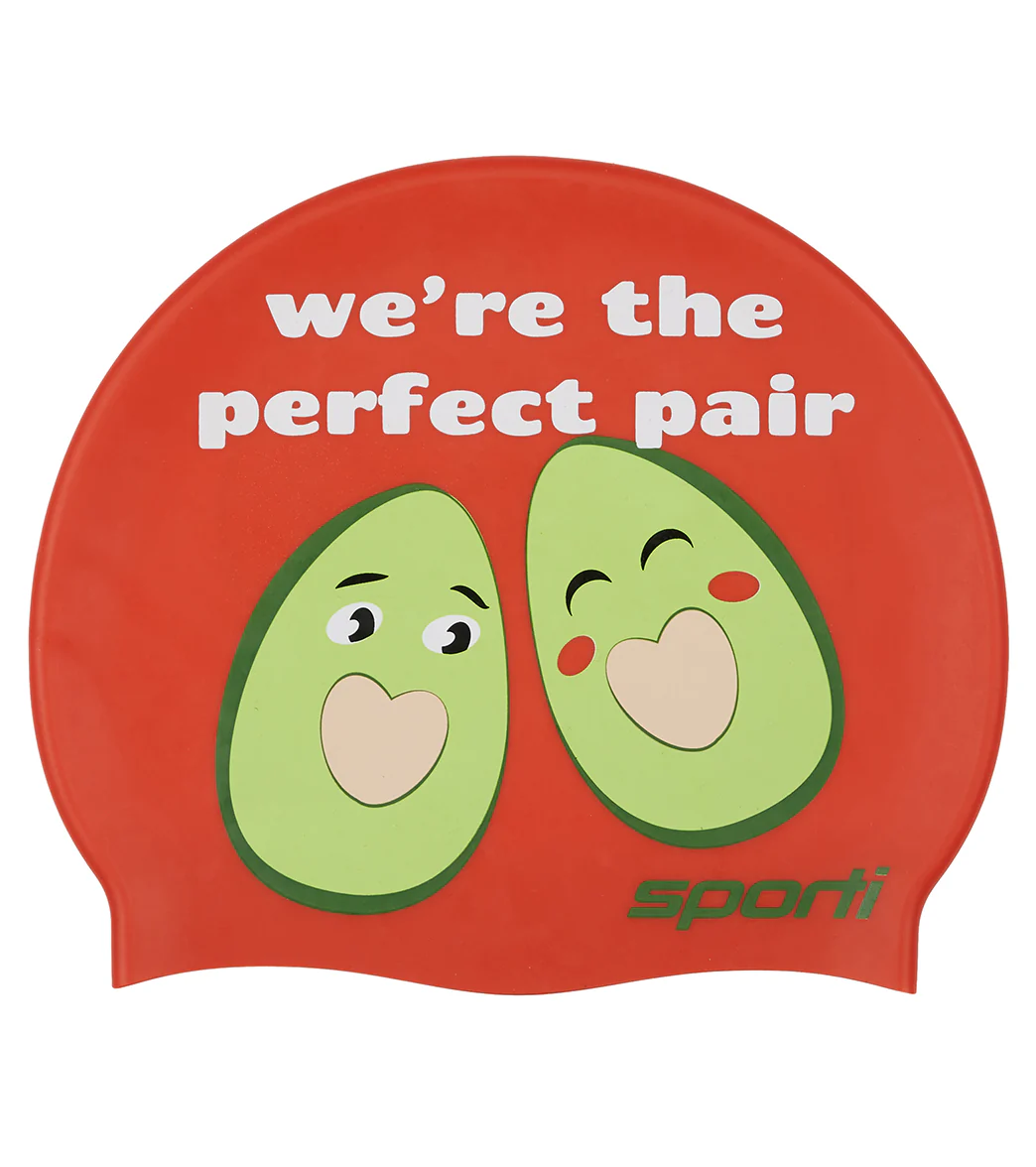 Sporti Limited Edition Holy Guacamole Silicone Swim Cap - Image 5