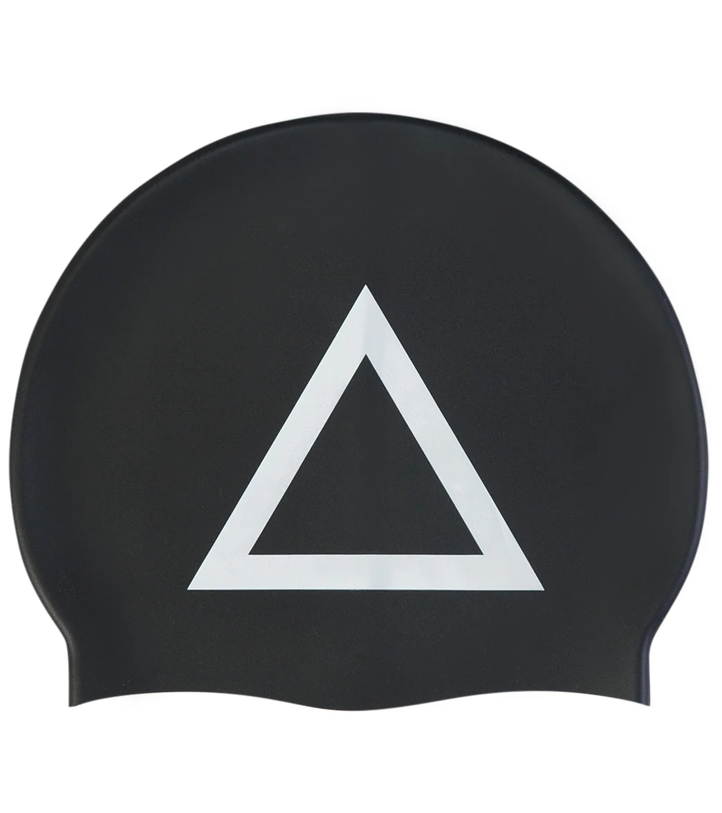 Sporti Limited Edition Swim Game Triangle Silicone Swim Cap - Image 3