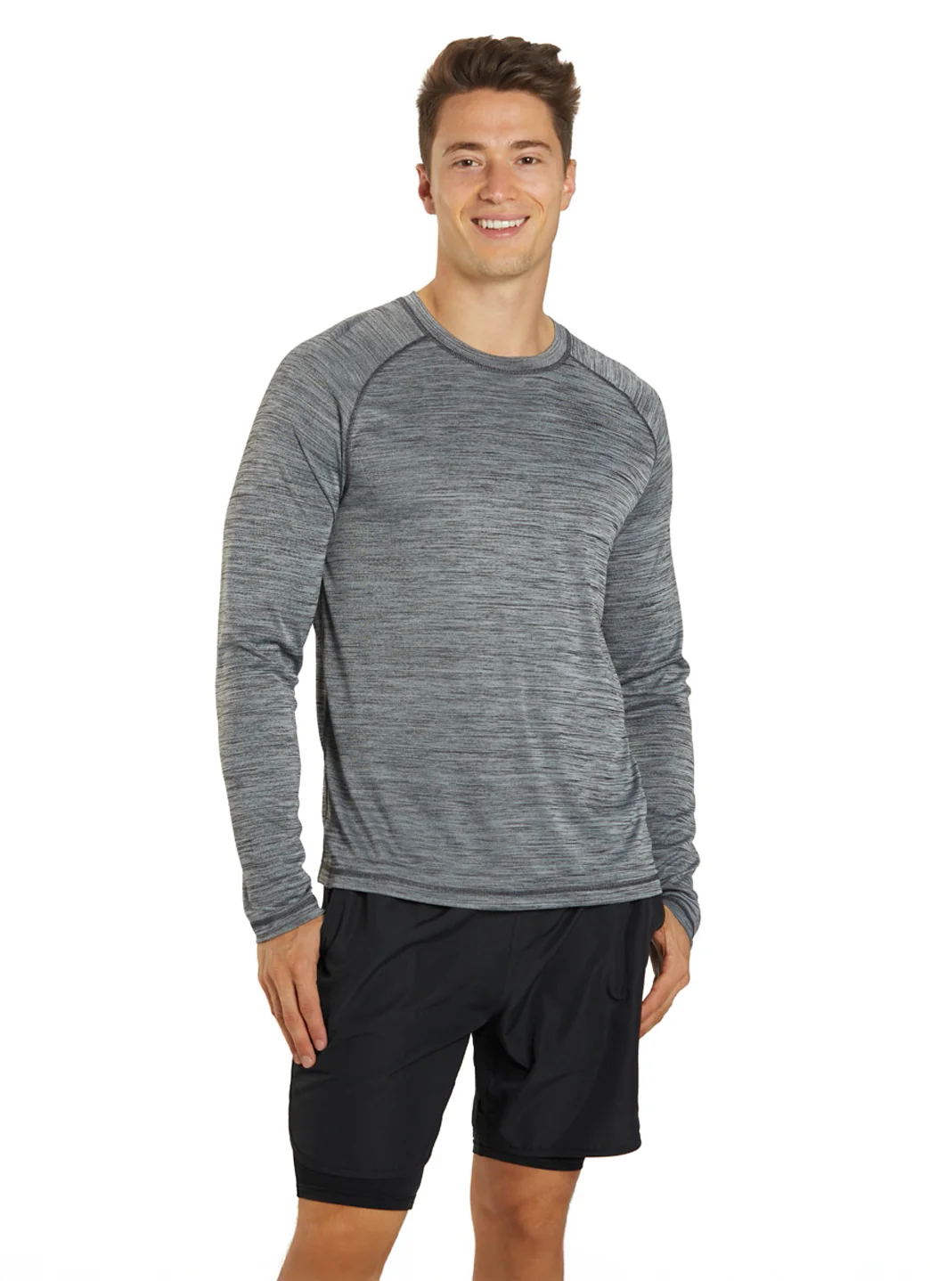 Sporti Men's L/S Hybrid II UPF 50+ Sun Shirt - Image 13