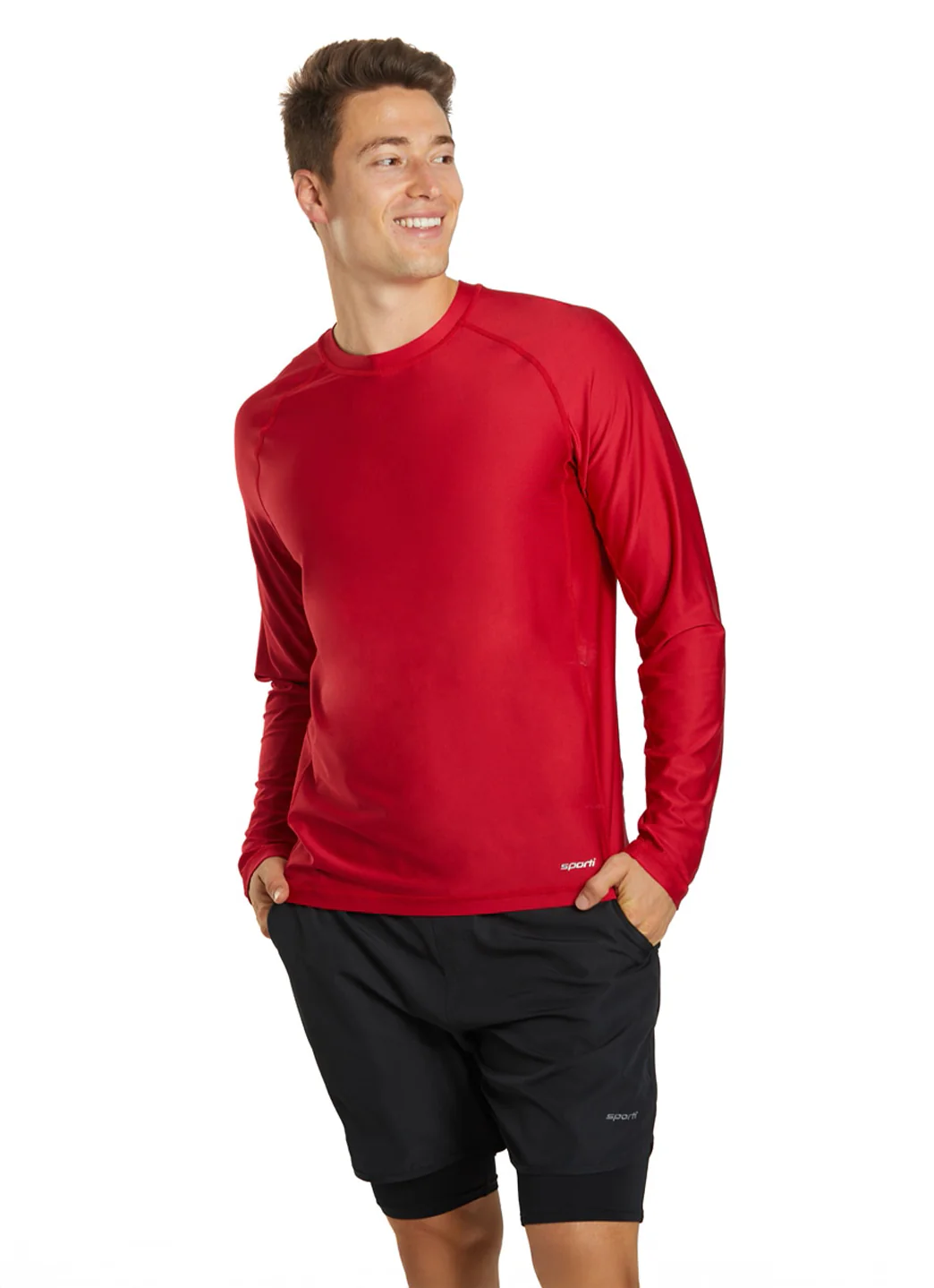 Sporti Men's L/S UPF 50+ Comfort Fit II Rash Guard - Image 13