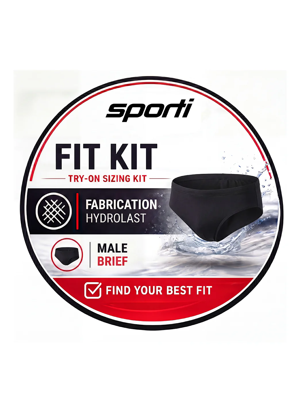 Sporti Nylon Team Brief - Fit Kit