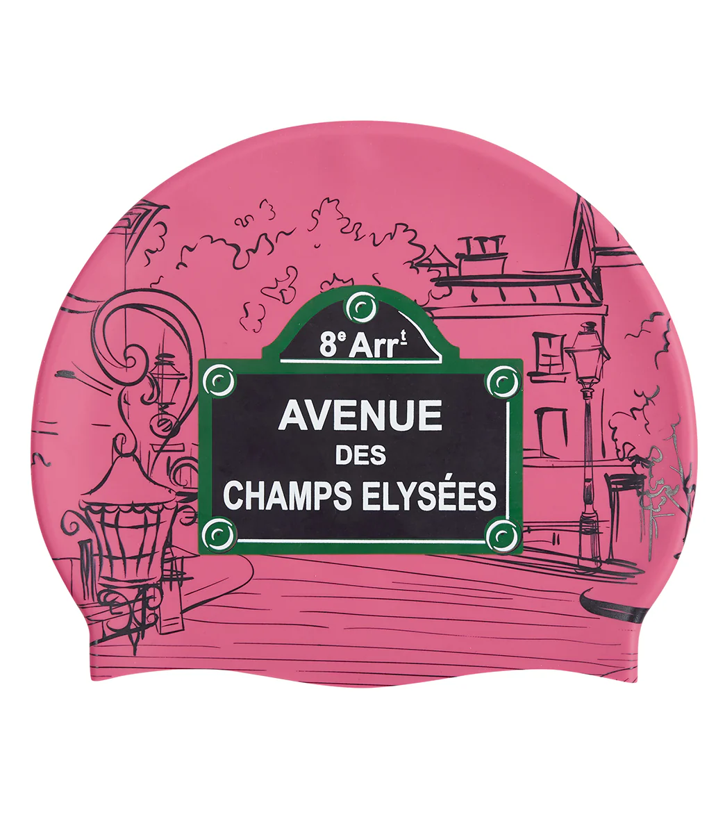 Sporti Paris Champs-Elysees Silicone Swim Cap - Image 6