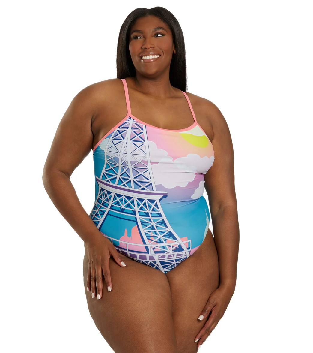 Sporti Paris Market Day Thin Strap One Piece Swimsuit (22-44) - Image 11