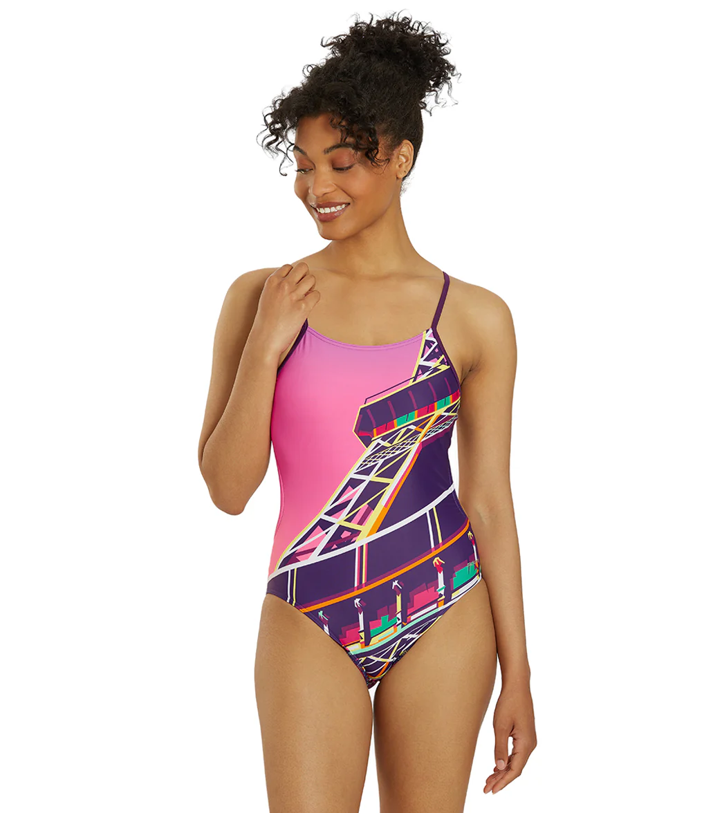 Sporti Paris Sunset Micro Back One Piece Swimsuit (26-40) - Image 12