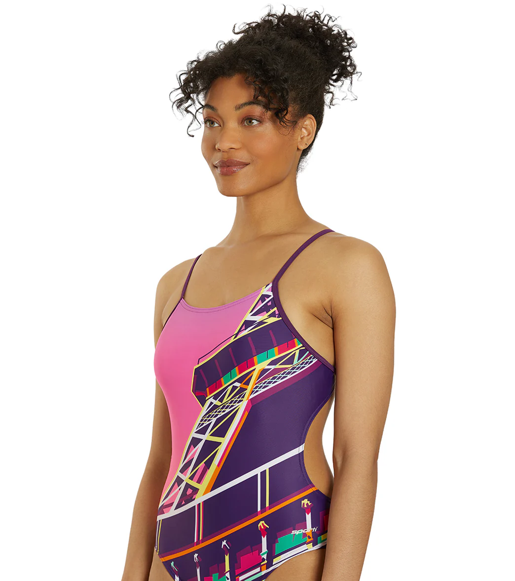 Sporti Paris Sunset Micro Back One Piece Swimsuit (26-40) - Image 8