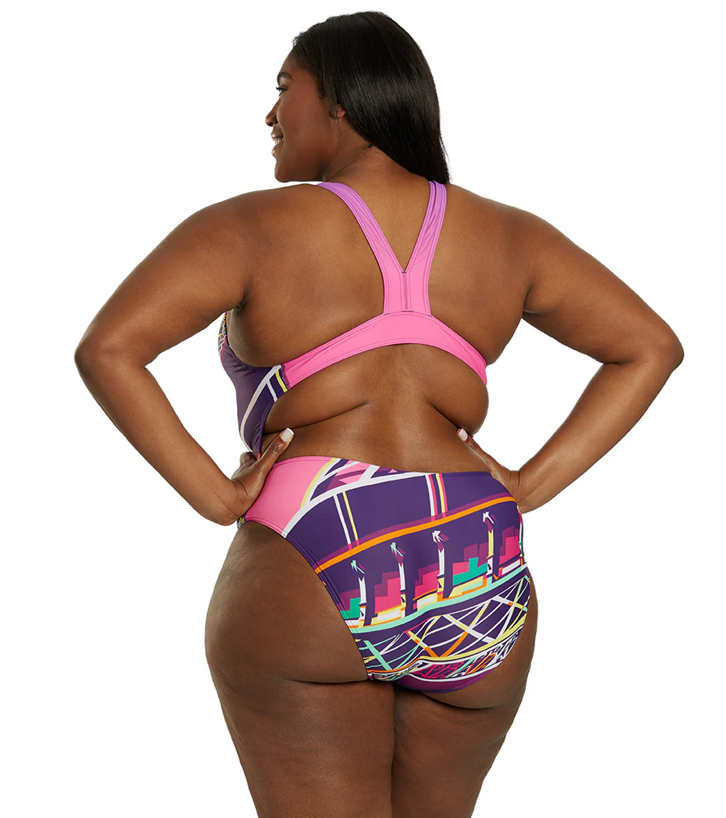 Sporti Paris Sunset Wide Strap One Piece Swimsuit (22-44) - Image 12