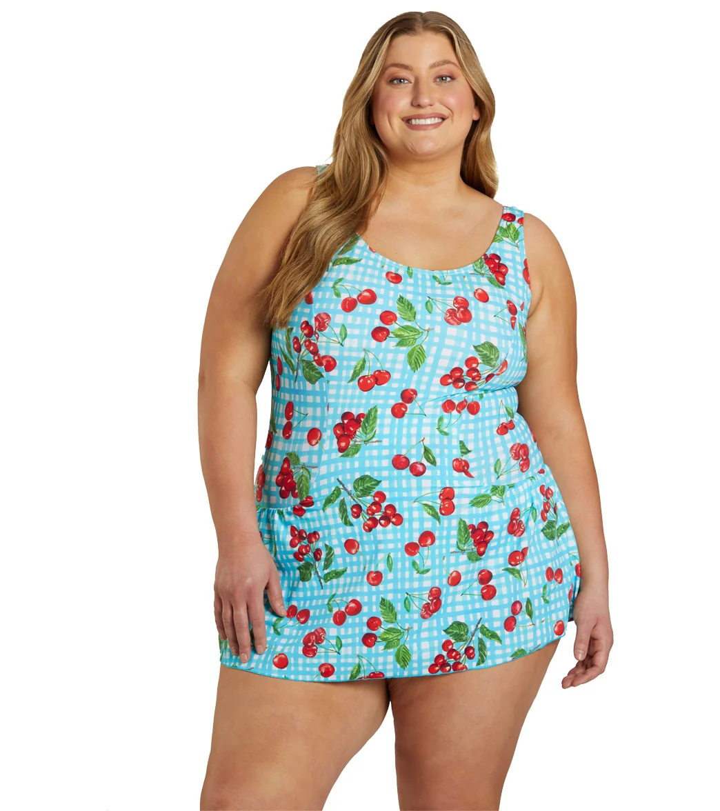 Sporti Plus Size Summer Picnic Swim Dress - Image 5