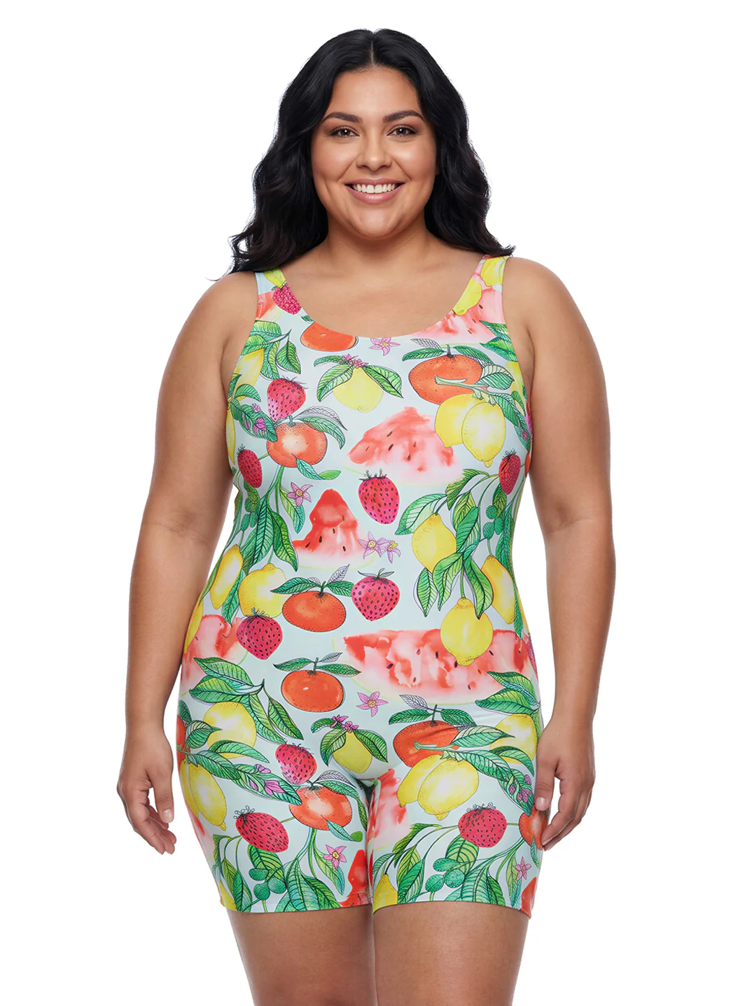 Sporti Plus Size Unitard Riviera Picnic One Piece Swimsuit - Image 2