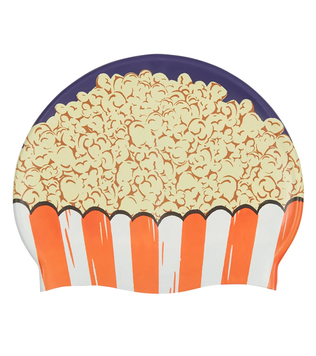 Sporti Popcorn Silicone Swim Cap Jr. - Image 3