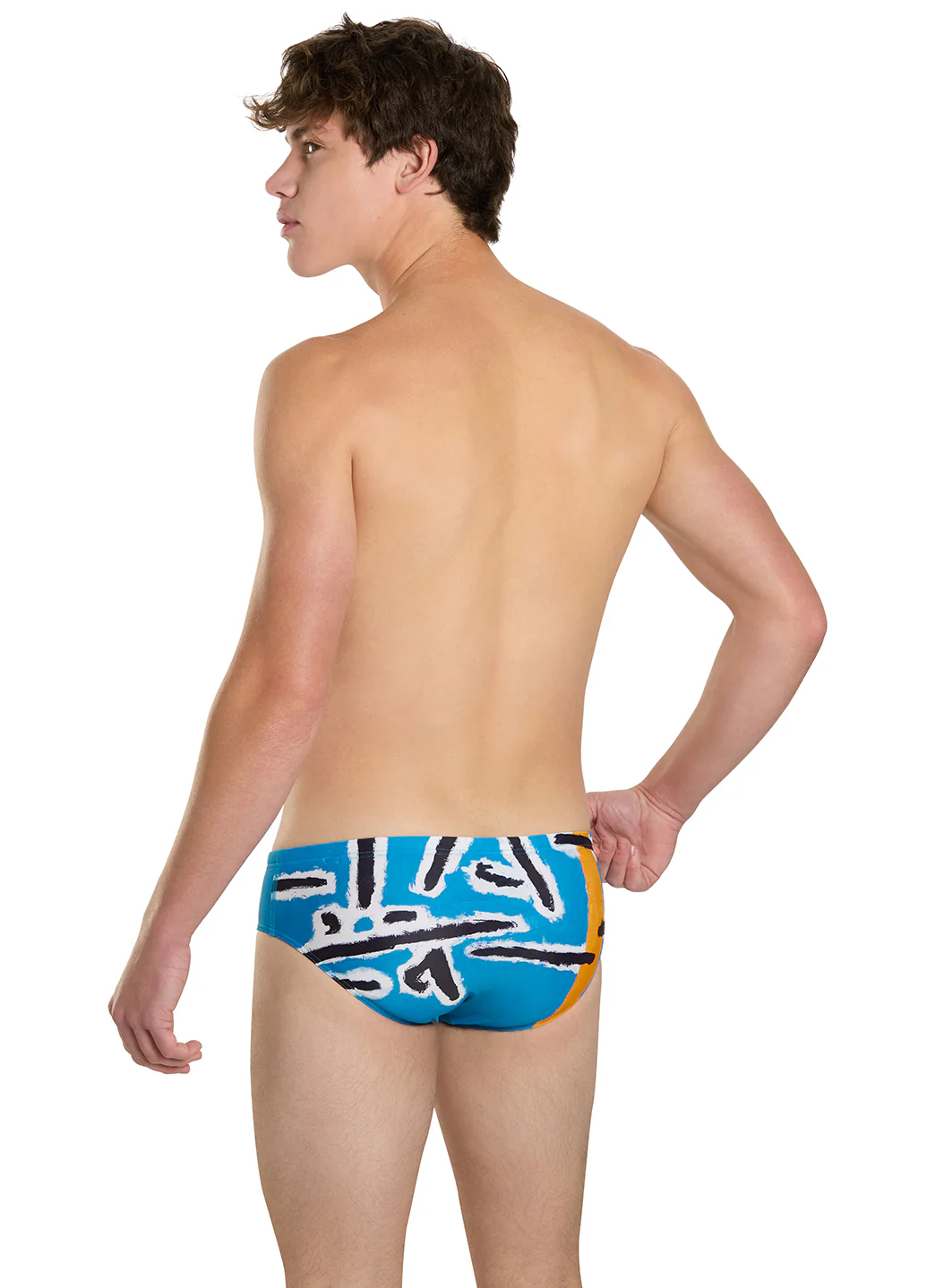 Sporti Senecio Splash Brief Swimsuit (26-40) - Image 5