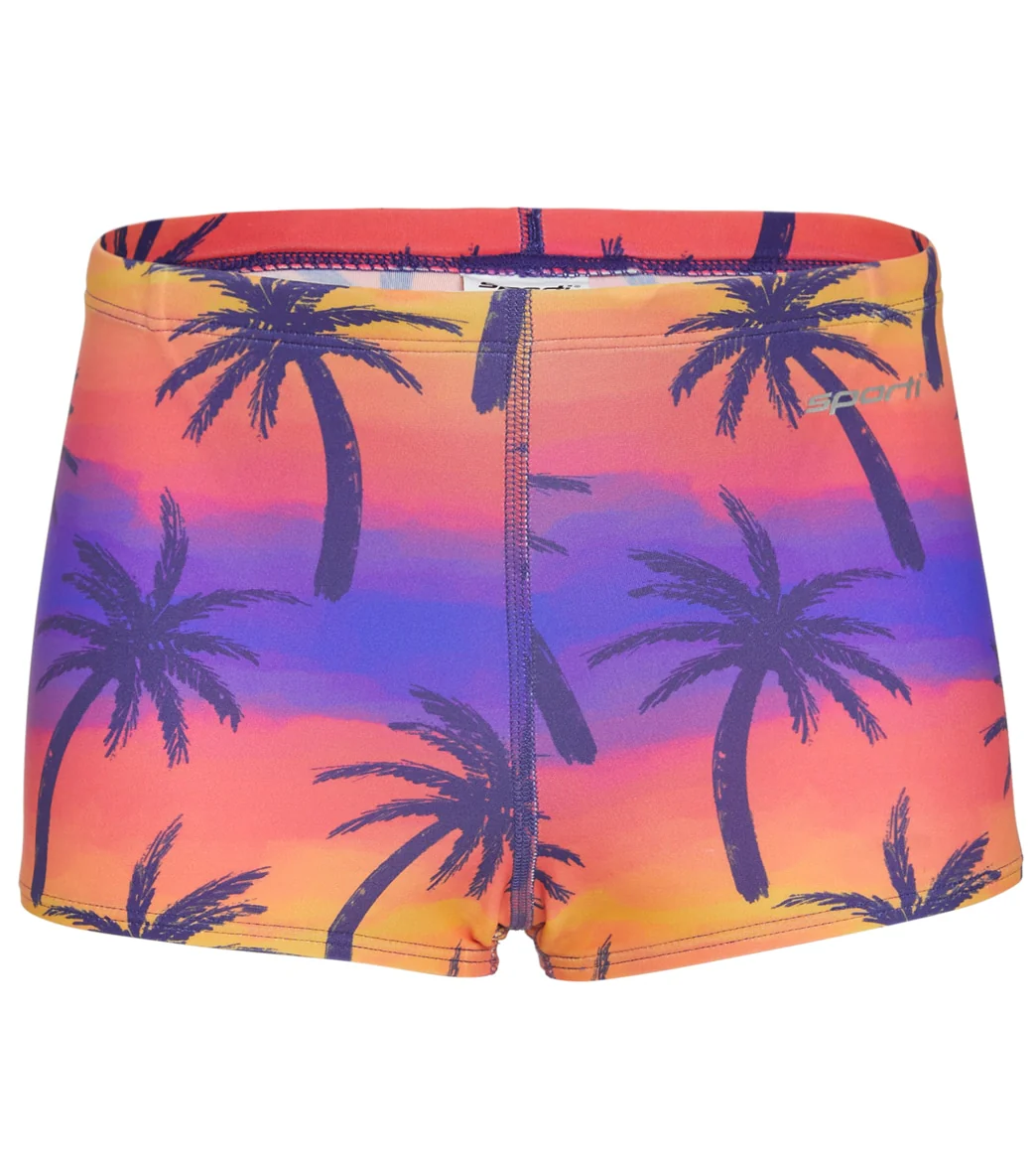 Sporti Sunset Palm Square Leg Swimsuit Youth (22-28) - Image 5