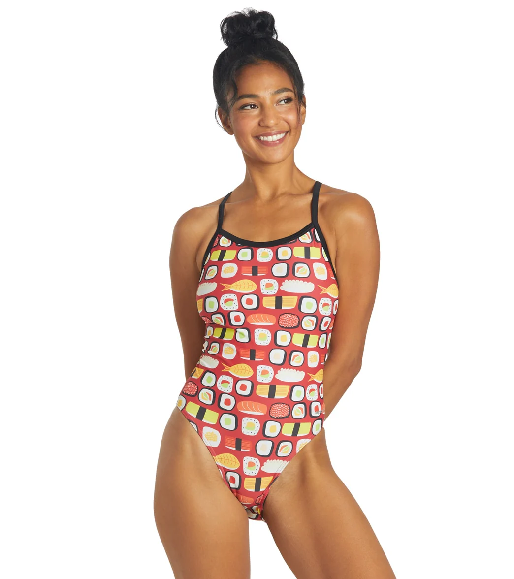 Sporti Sushi Thin Strap One Piece Swimsuit - Image 7