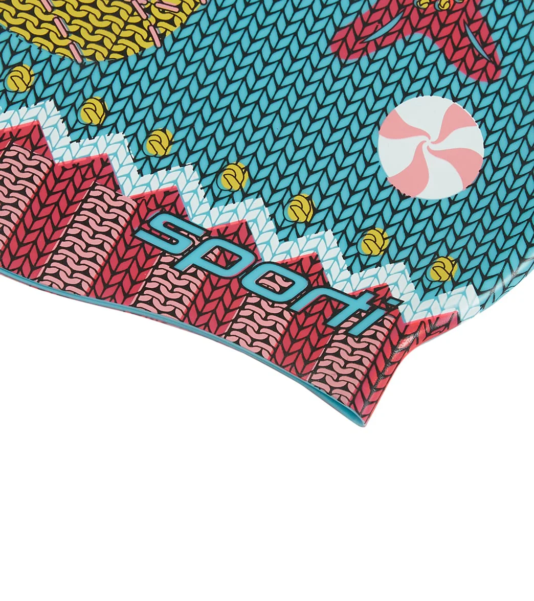 Sporti Tropical Holiday Silicone Swim Cap Jr. - Image 9